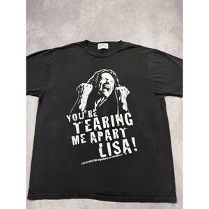 Tommy Wiseau The Room Shirt Men Large Black‎ You're Tearing Me Apart Lisa Movie
